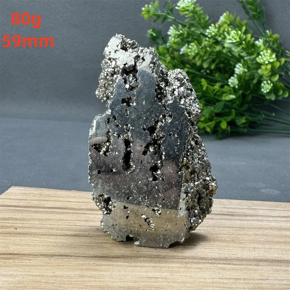 Natural Rare Chalcopyrite Wand Healing Crystal Tower Mineral Gemstone Obelisk Meditation Feng Shui Witchcraft Home Decor