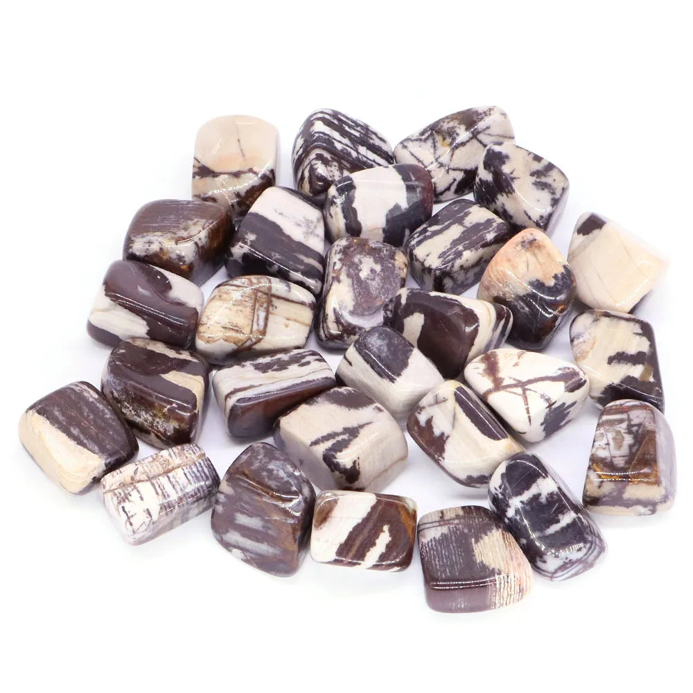 Natural Gem Multi-Color Nguni Jasper Reiki Healing Crystal Tumbled Stone Energy Specimen Mineral Rock Garden Aquarium Home Decor