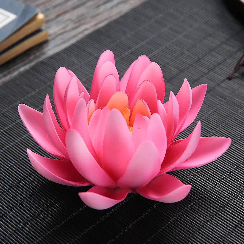 Zen Ceramic Censer Handicrafts Home Ornaments Water Lily Incense Burner Lotus Incense Stick Holder