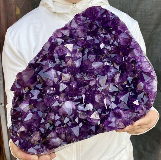 Natural  Amethyst Quartz Purple Crystal Cluster Healing Stones Specimen Home Decoration Crafts Decoration