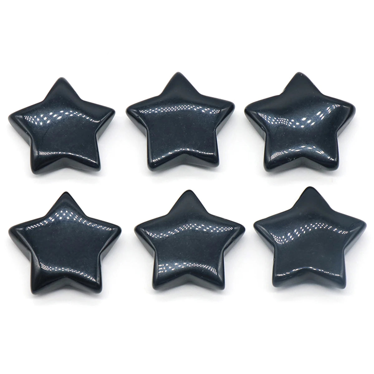 1 PC Star Statue Natural Crystal Onyx Bare Stone Meditation Healing Reiki Gems Gift Collection Home Decor Decorations 30x30mm