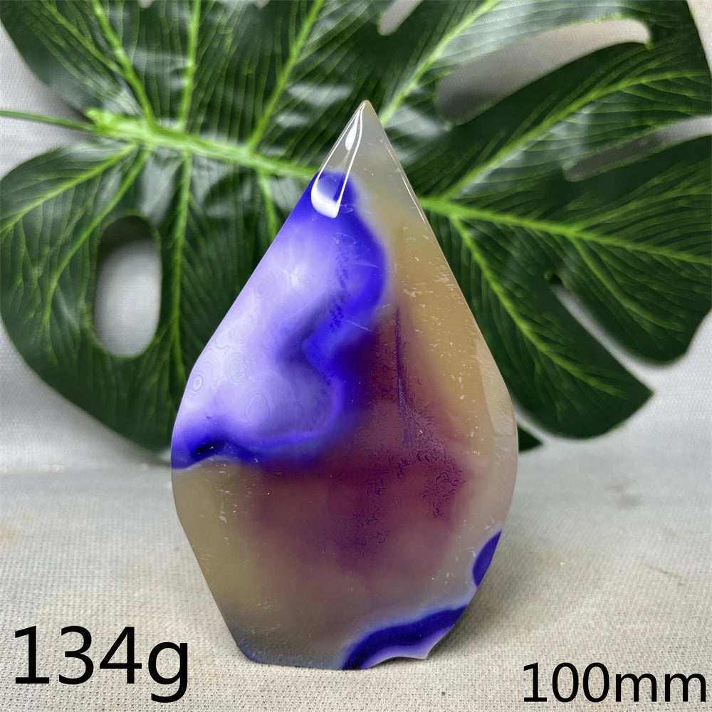 Natural Agate Free Form Tower Rainbow Crystal Geode Home Room Decoration Gift Witchcraft Altar Prayer Spiritual Healing Prayer