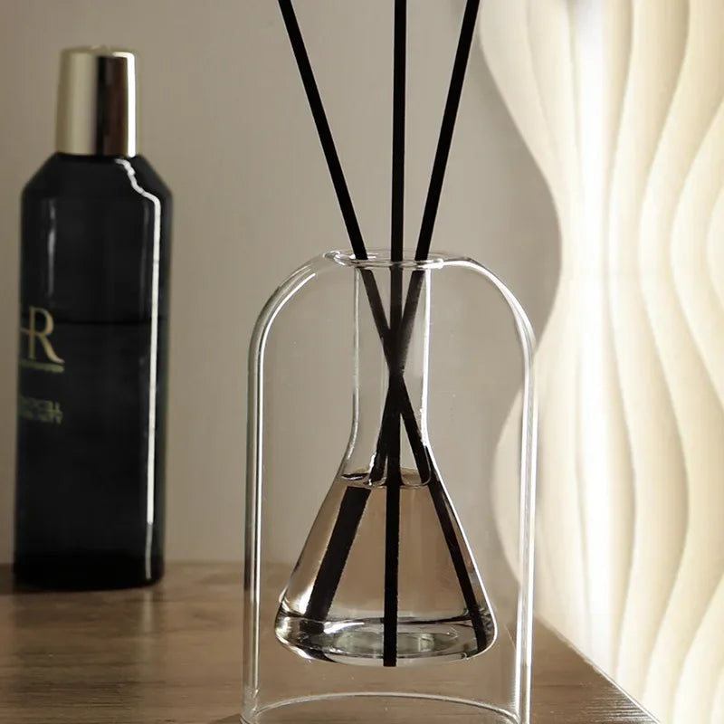 Aromatherapy Bottle Glass Bottle Unprinted Style Fragrance Diffuser Minimalist Essential Oil Bottle Candle Holders  Candle Mold