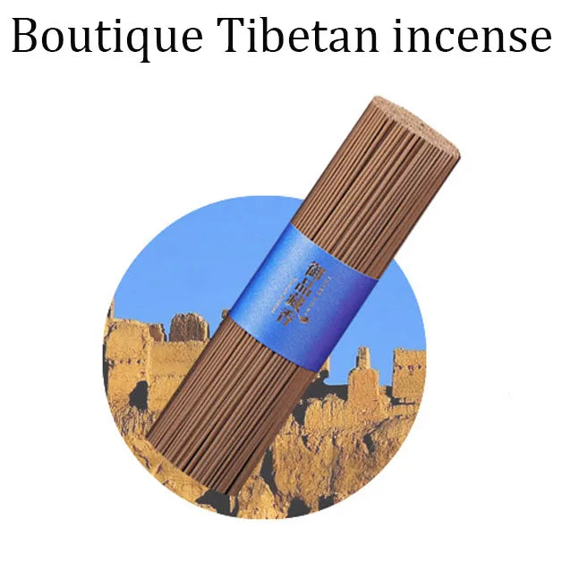 Y Tibetan Incense Sticks 430sticks/lot Laoshan Sandalwood Stick Incense Bulk Living Room Chinese Incense Optional Incense Holder