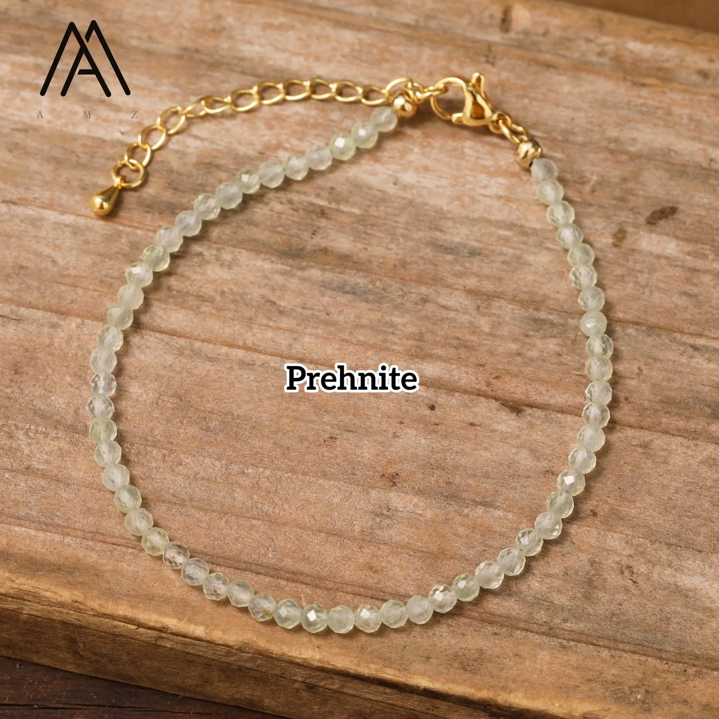 Minimalist Bracelets Natural Crystal Faceted Gemstone 2-3mm Beads Boho Jewelry Stainless Steel Chain Bracelet Friendship Gifts