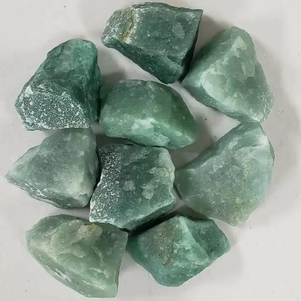 Natural Dulong Jade Stone Raw Green Jadeite Stone Mineral Specimens Jewelry Making Crystal Stone Decoration Green Aventurine