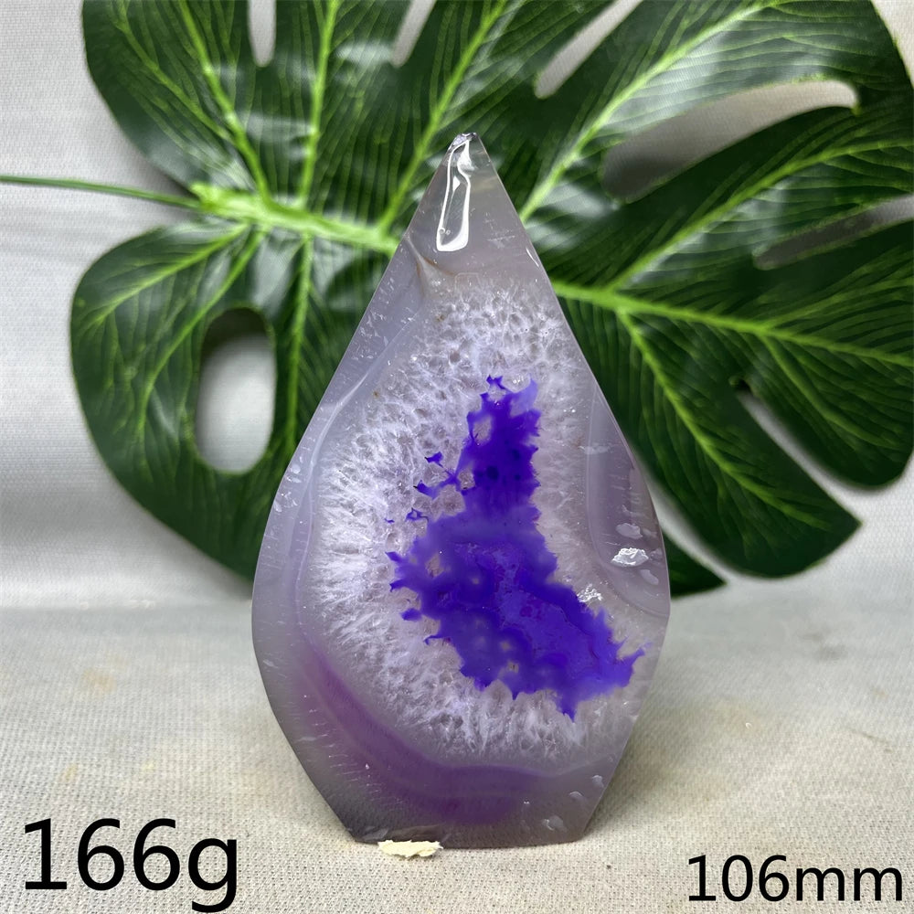 Natural Agate Free Form Tower Rainbow Crystal Geode Home Room Decoration Gift Witchcraft Altar Prayer Spiritual Healing Prayer