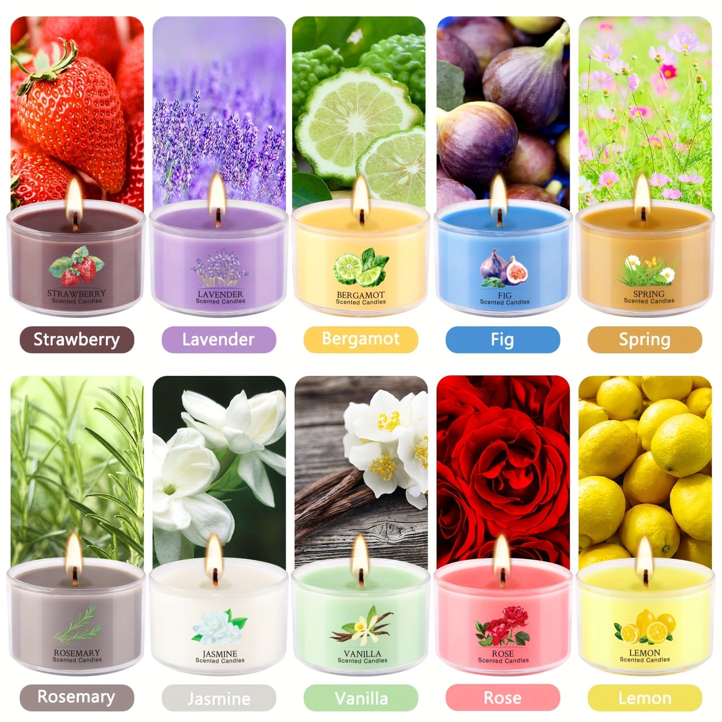 40pcs Of Colorful Tea Wax, Scented, Smoke-free, No-drip, Elegant Romantic Candles, Very Suitable for Valentine's Day, Etc., Is The Best Valentine's Day Gift for Husbands And Lovers.