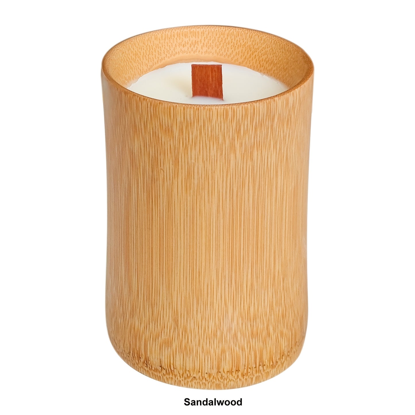 [Pleasant Strong Fragrant Candles] Large Carbonized Bamboo Jar Scented Candles - Pleasant Strong Fragrant Smell, Long Burning - Unique Fragrance Gifts for Women, Mothers, Sisters, Female Friends, Aunts, Nurses, Men, Thanksgiv