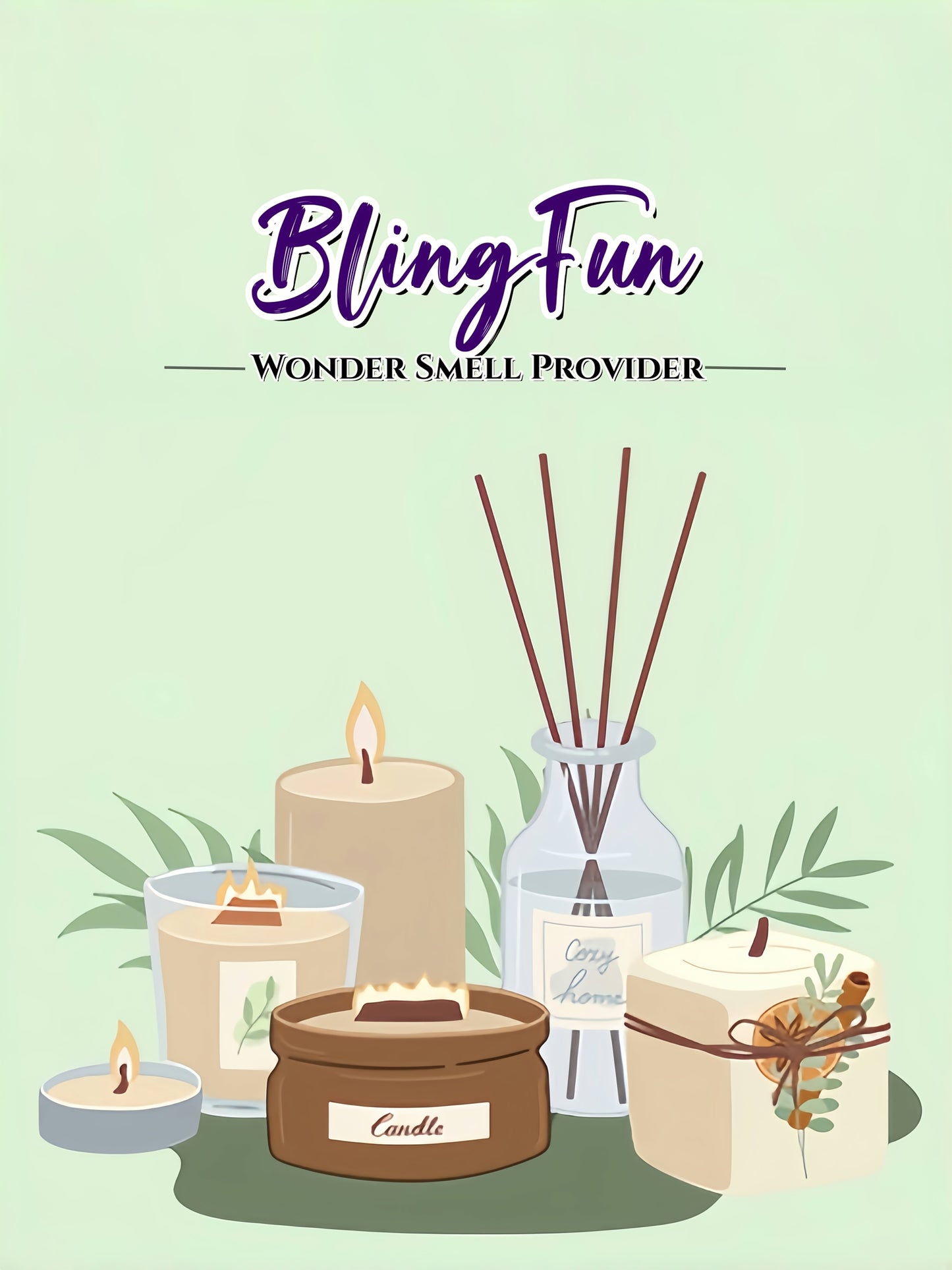 BlingFun 4pcs Mason Jar Candle Making Kit with Lids, Labels, Wicks & Dispenser - High Temp Resistant Glass Pudding Containers for DIY Candles, Home Decor & Gifts, Blingfun